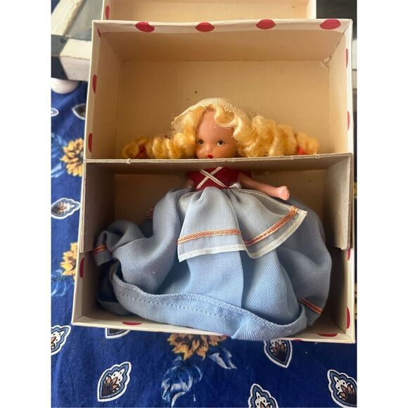 Vintage Nancy Anne Storybook Composition Goose Girl Doll In Original Box #189 - Picture 3 of 8
